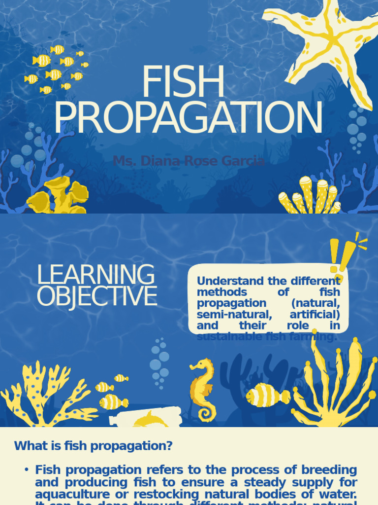 Fish Propagation Methods Explained | PDF | Natural Environment