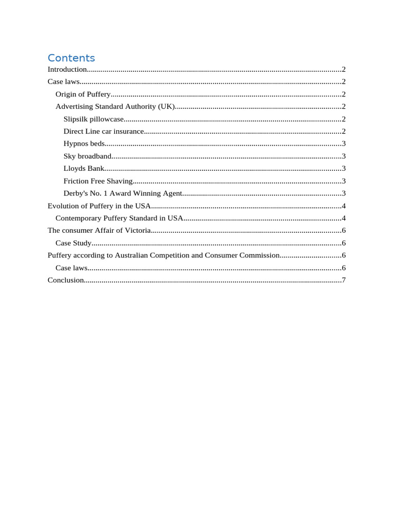 Legal Perspectives on Puffery | PDF