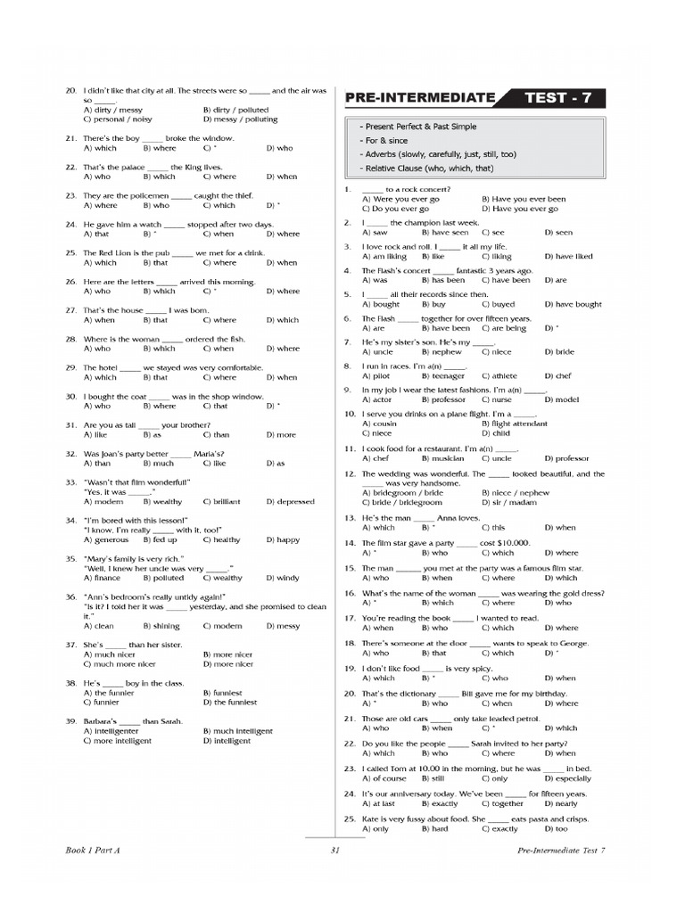 UNIT 8.3 - TESTS - Homework | PDF