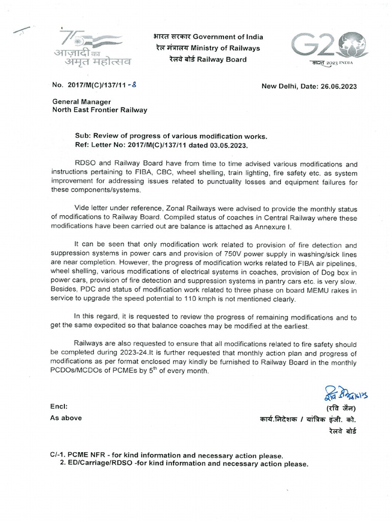 Letter To NFR Reg Modification Dated 26 June 23 - 230707 - 114715 | PDF ...