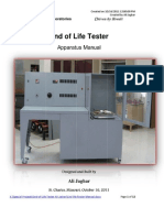 End Life Tester Manual