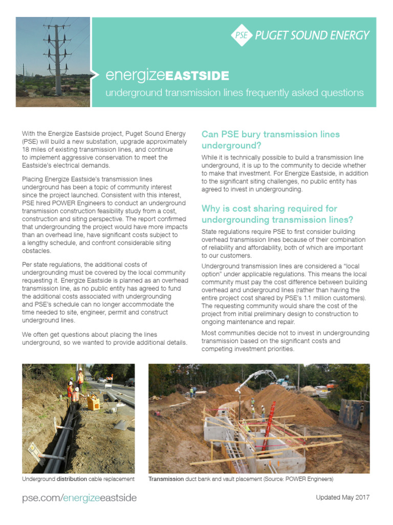 2017_0525_FAQs_Underground_Utilities_FINAL_Web | PDF | Electric Power ...