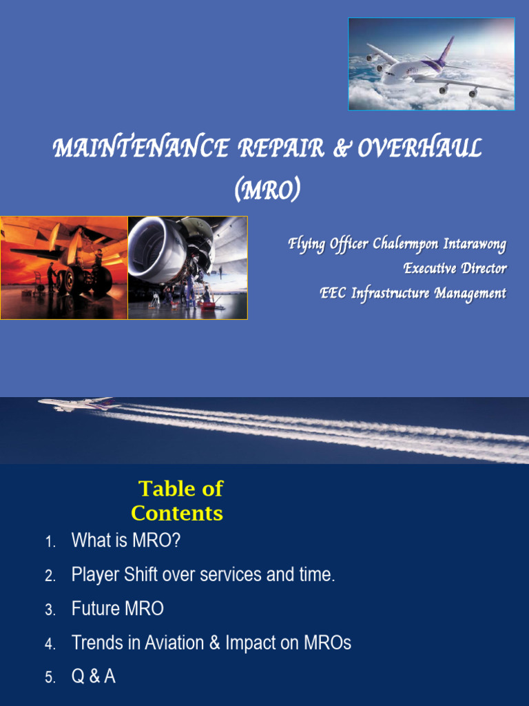 MRO Trends and Future in Aviation | PDF | Aerospace | Transport