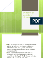 Unidades de Medida en Informatica PARCIAL 1