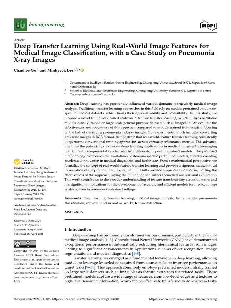 Bioengineering 11 00406 v2 | PDF | Image Segmentation | Deep Learning