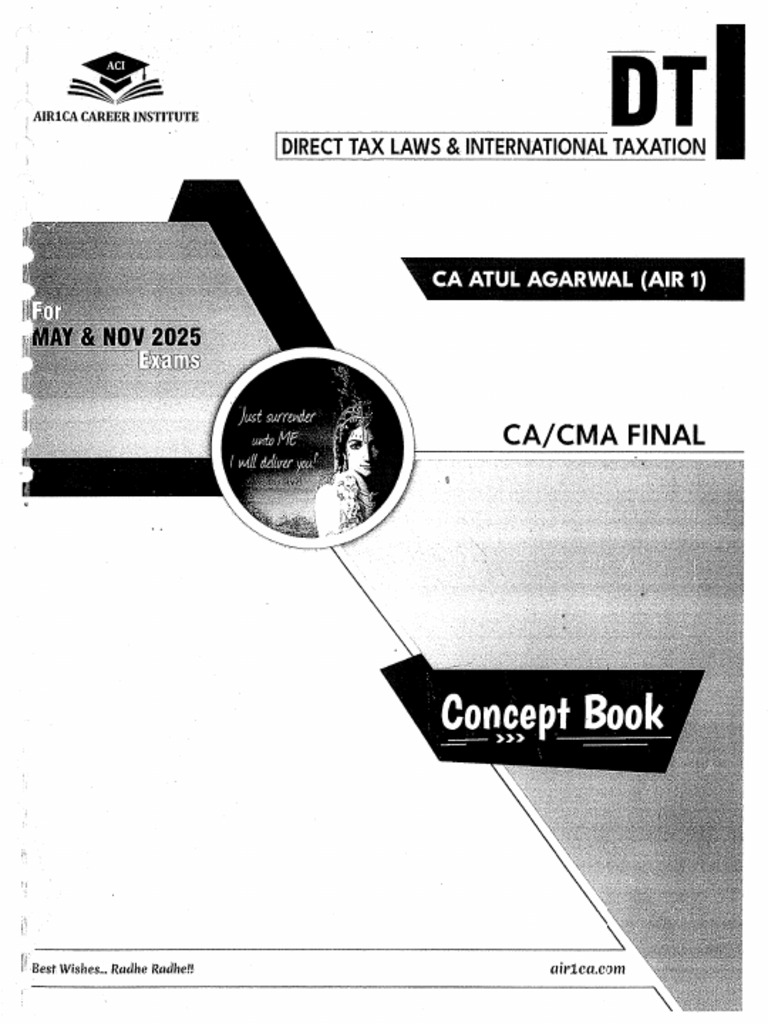 DT Concept Notes Atul Agg May'25 - Rotated | PDF
