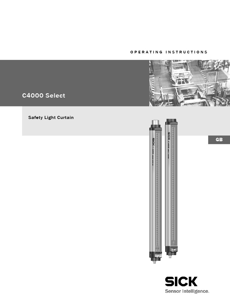 Sick C4000Select Manual XC40E-0601A0A0AAC0-XC40S-0601A0A00AA0 2014-05 ...