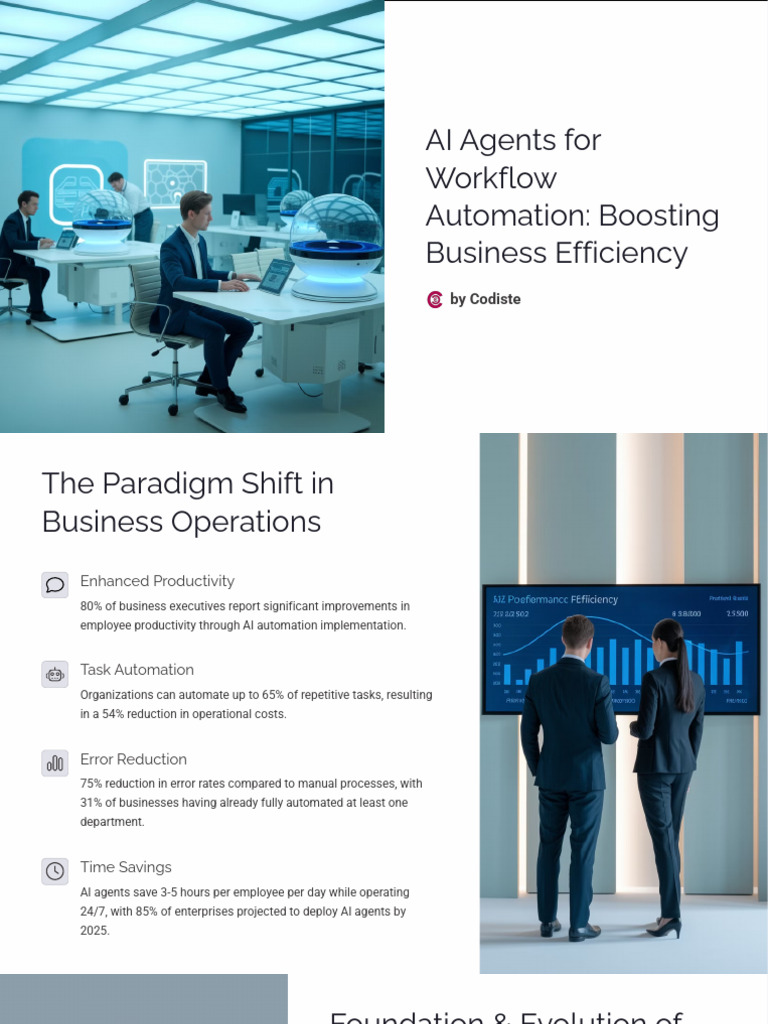 AI Agents Transforming Workflow Automation | PDF | Artificial ...