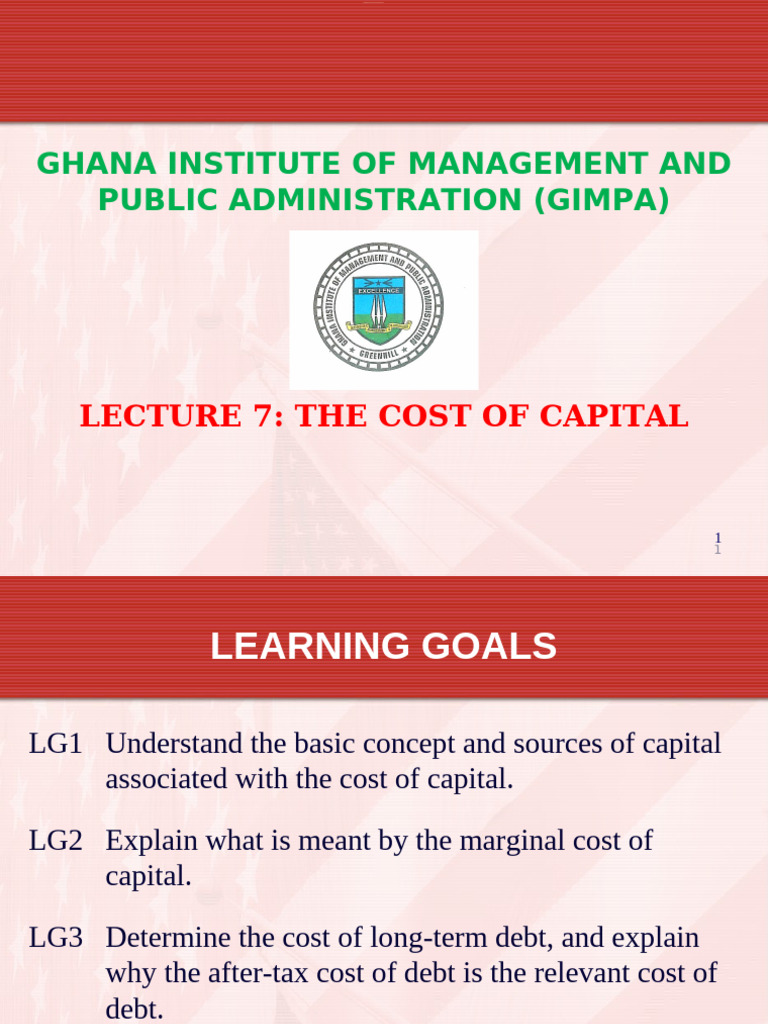 Cost of Capital in Corporate Finance | PDF | Cost Of Capital | Bonds ...