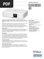Epson CO-W01 Projector Specifications | PDF | Computers | Technology ...