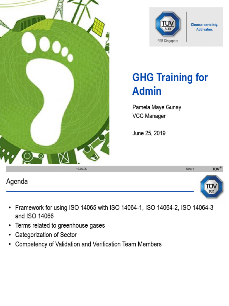 GHG Training: ISO 14065 Framework Guide | PDF | Greenhouse Gas ...