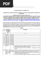 Customs Notification 50/2017 Overview | PDF | Customs | Chickpea