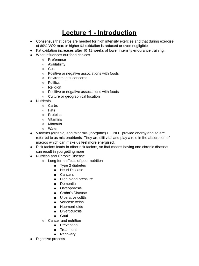 Complete Nutrition Notes | PDF | Cellular Respiration | Glucose