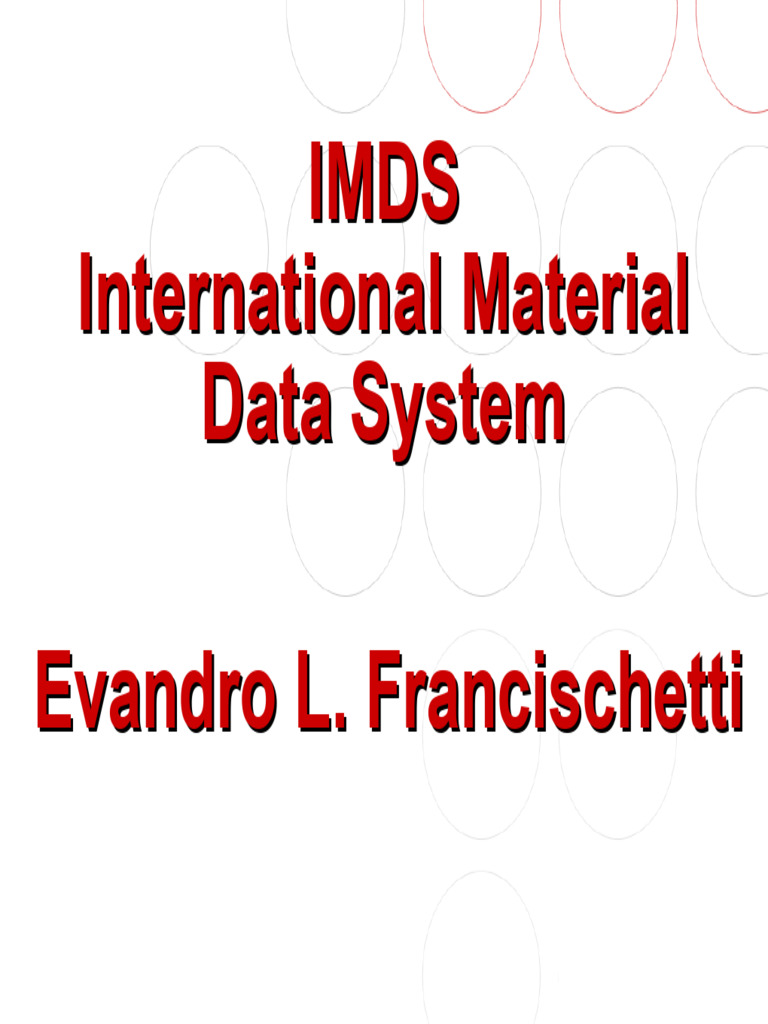 O que é o IMDS? Explicação e Requisitos | PDF | Substancias químicas