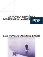 La Novela Española Posterior A La Guerra Civil