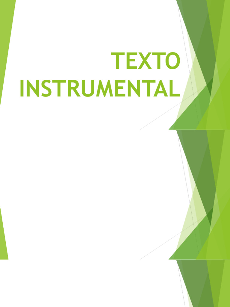 Ejemplos de textos instrumentales e instructivos | PDF