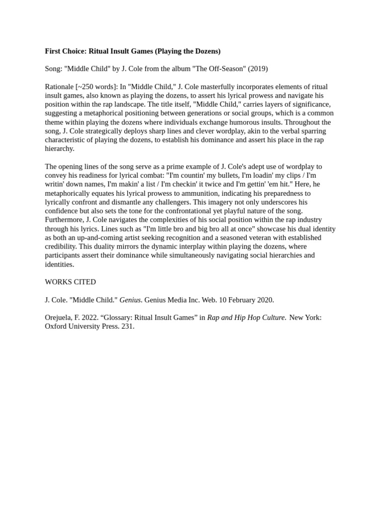 Applying Cultural Features in Contemporary Rap Music | PDF | Rapping