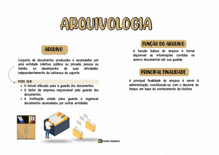 Conceito e Função da Arquivologia | PDF
