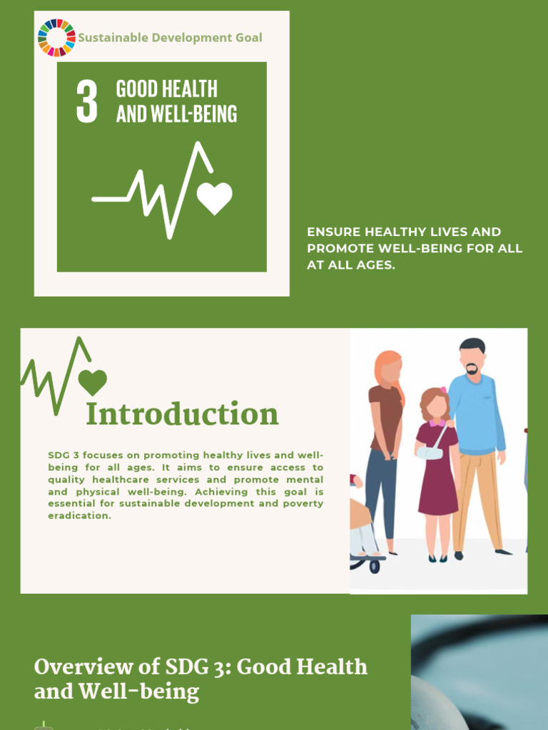 Group 3 - SDG 3-Good Health and Well-Being | PDF | Medicine | Social ...