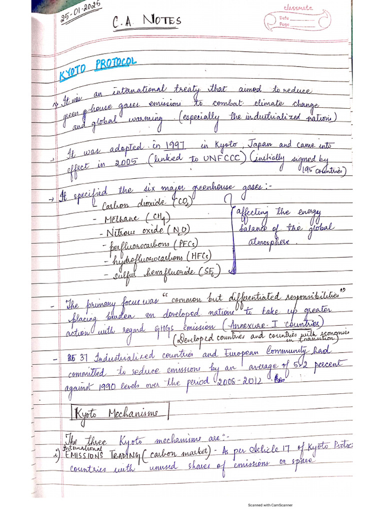 CA Notes - 25TH JAN | PDF