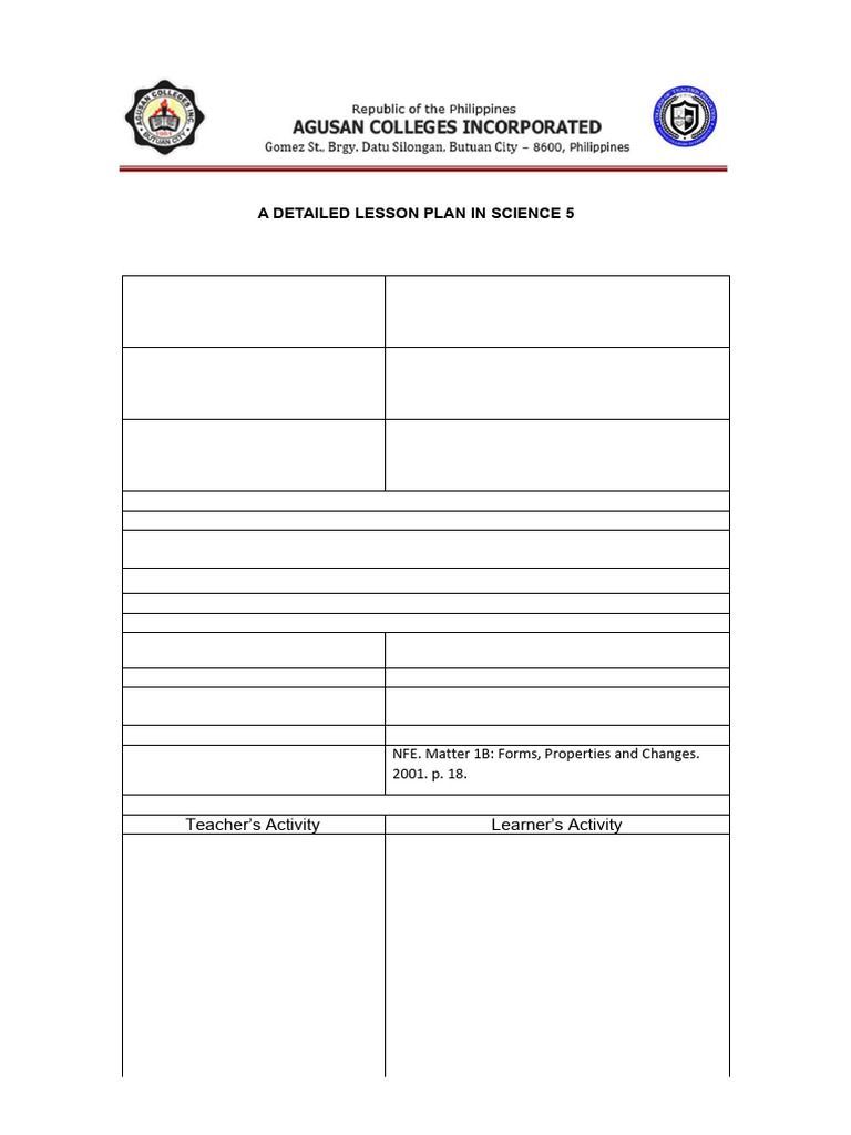 Lesson Plan on Useful and Harmful Materials | PDF | Lesson Plan | Learning