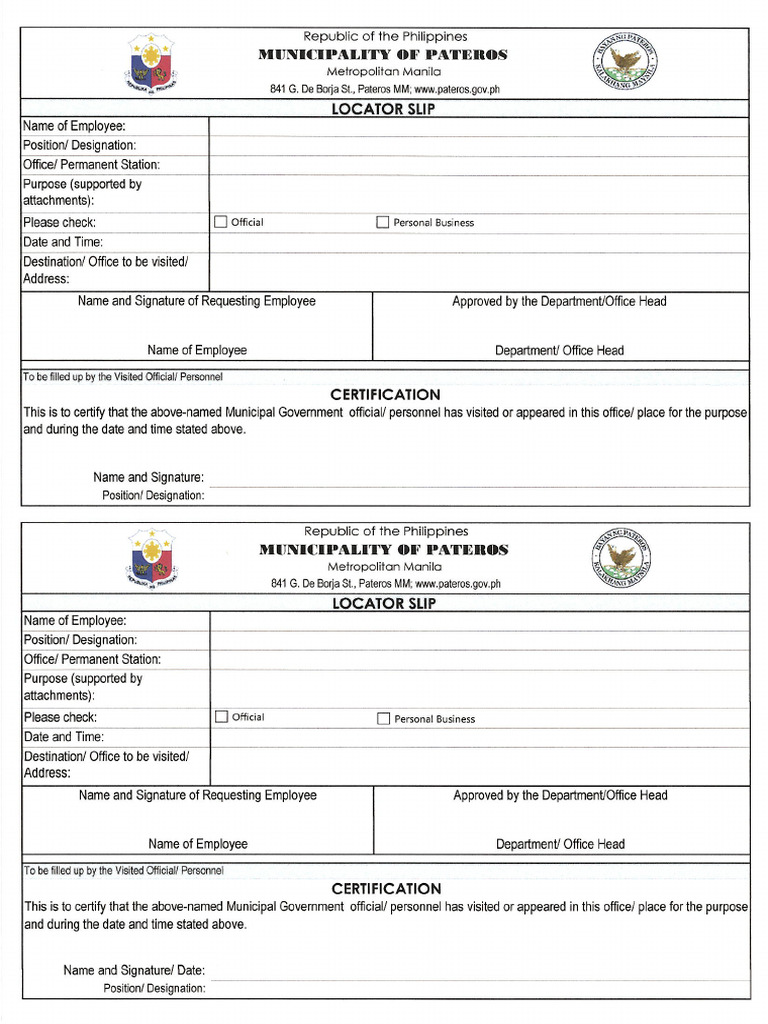 NEW - Locator-Slip | PDF