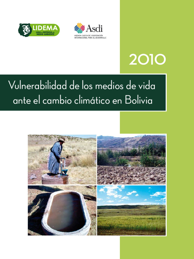 Vulnerabilidad de Los Medios de Vida Ante El Cambio Clim+ítico | PDF ...