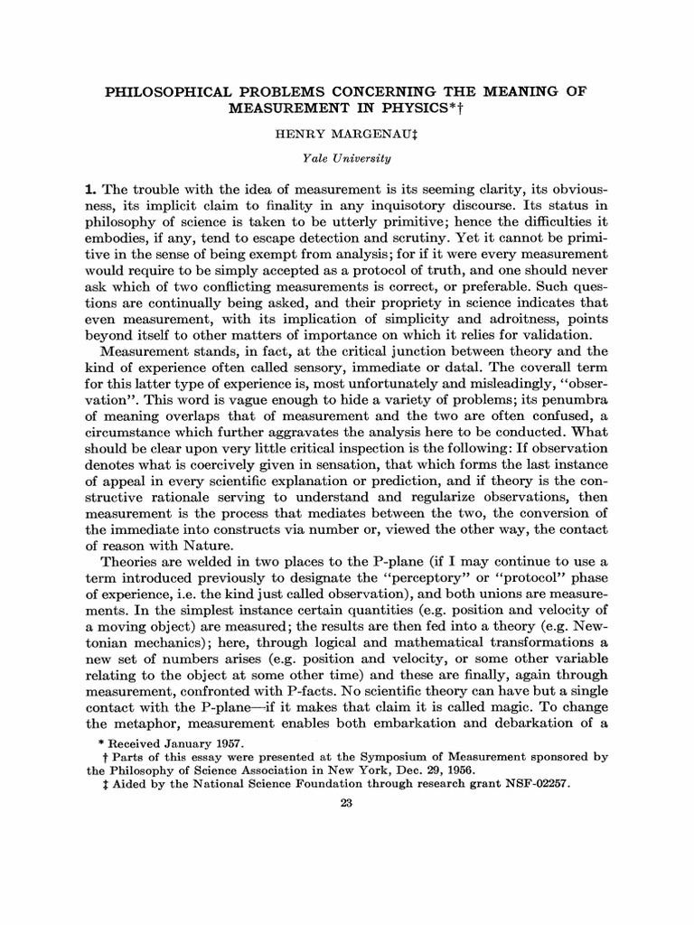 Measurement Challenges in Physics Philosophy | PDF | Quantum Mechanics ...