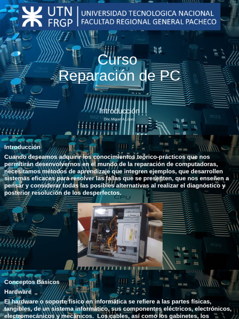 Rep Pc Utn Intro | PDF | Hardware de la computadora | Almacenamiento de ...