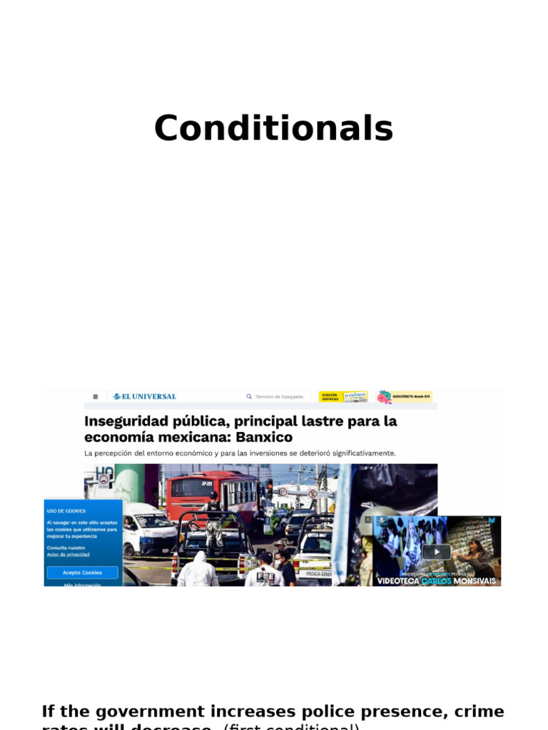 Understanding Conditional Sentences | PDF