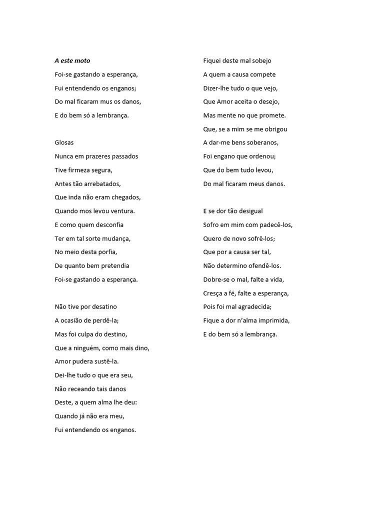 Reflexões sobre Amor e Esperança | PDF | Amor