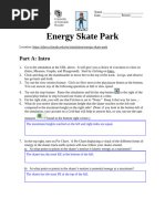 Energy Skate Park Exploration Guide | PDF | Friction | Kinetic Energy