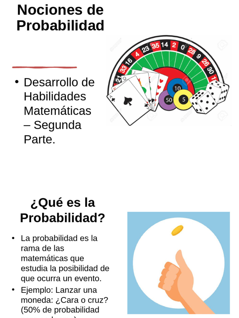 Nociones de Probabilidad en la Vida Cotidiana | PDF | Probabilidad