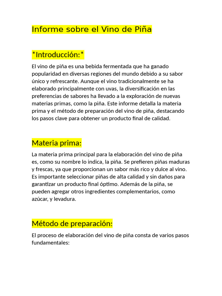 Vino | PDF | Vino | Piña