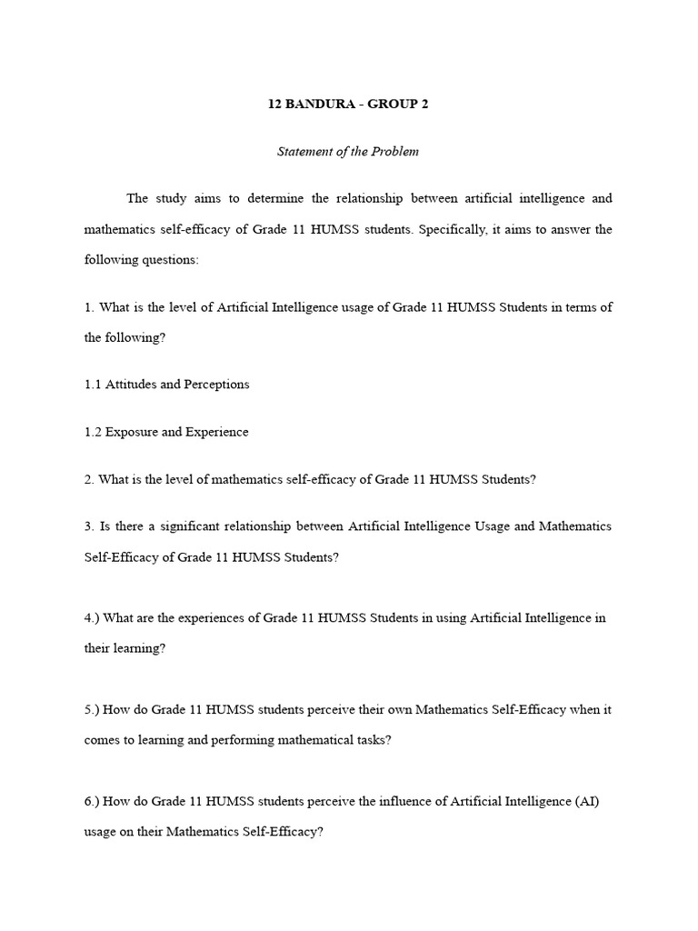 FINAL SOP 4-6, IGQ | PDF | Self Efficacy | Intelligence (AI) & Semantics