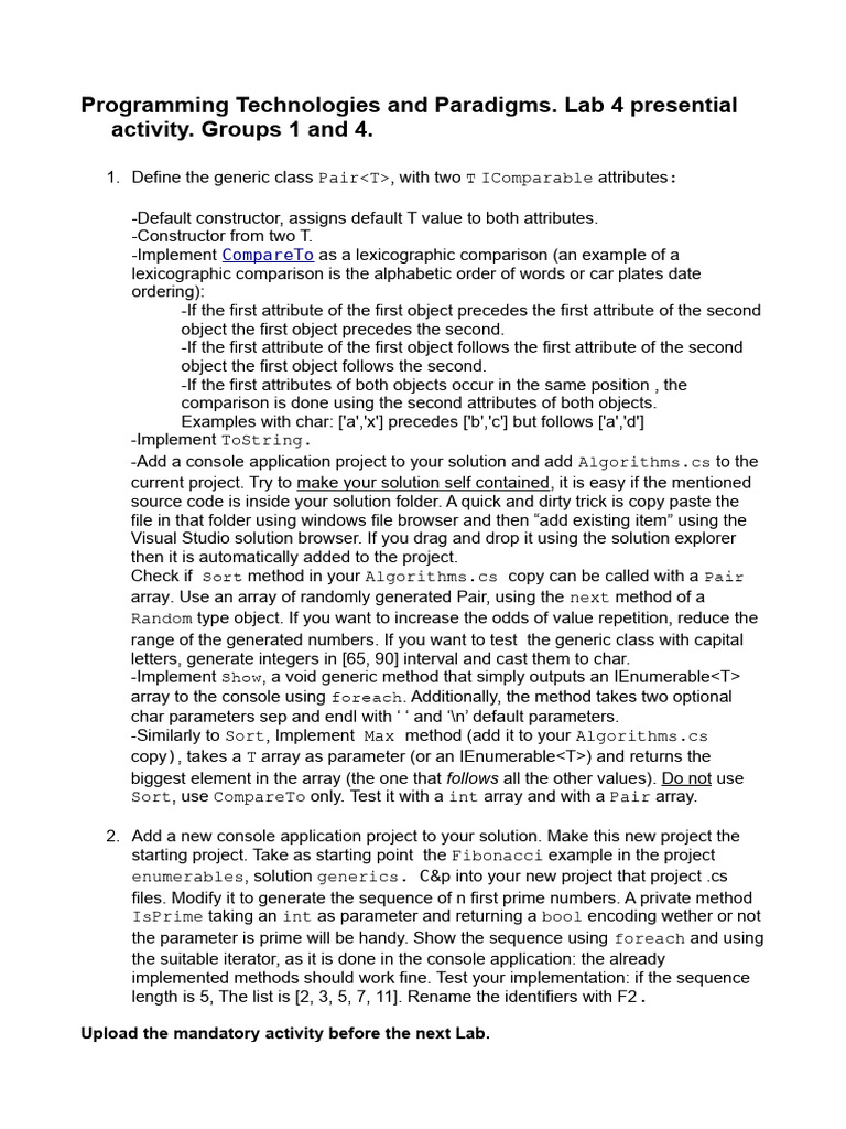 lab04 (2) | PDF | Parameter (Computer Programming) | Computer Science