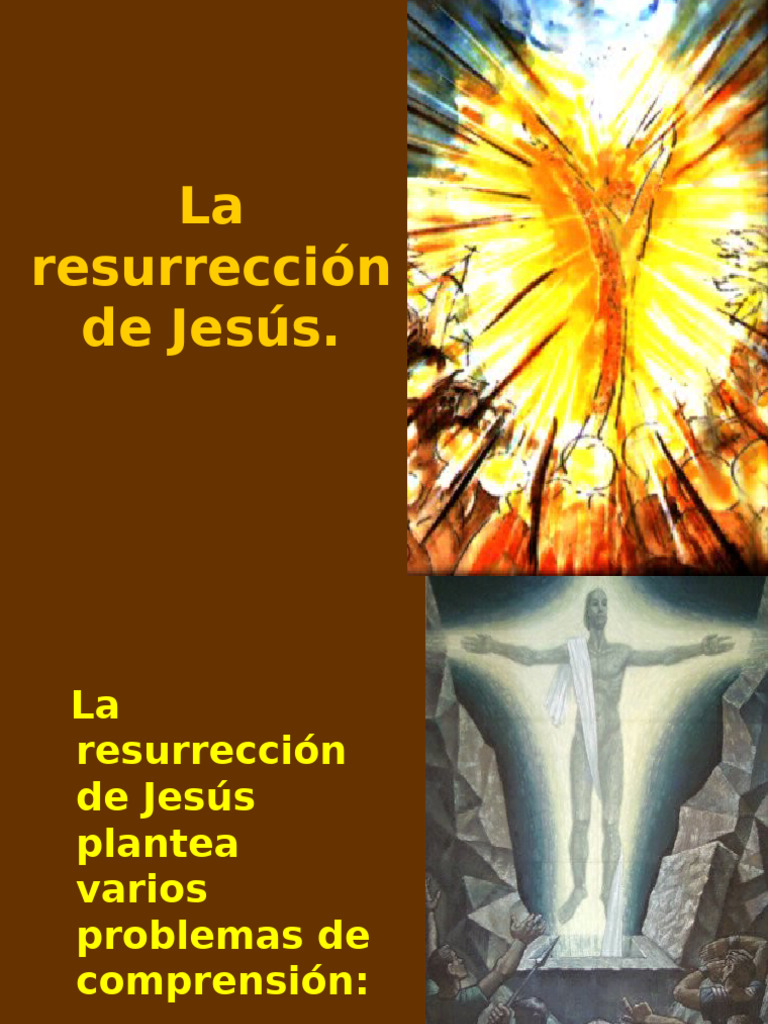 La Resurrección de Jesús | PDF | Jesús | La resurrección de Jesús
