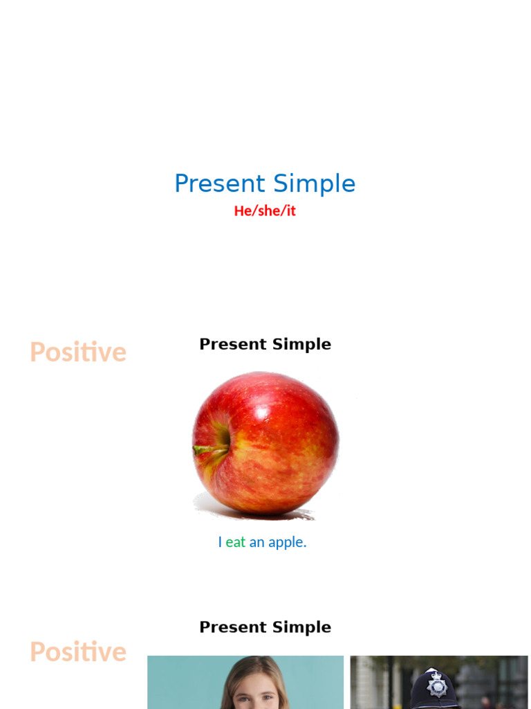 Grammar Class 6 Present Simple He-She-It | PDF | Linguistics | Language ...
