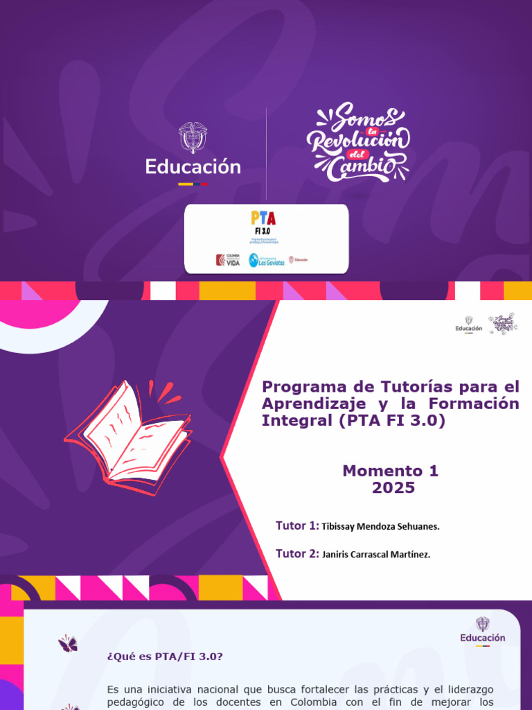 Programa PTA FI 3.0: Formación Integral 2025 | PDF | Pedagogía | Plan ...
