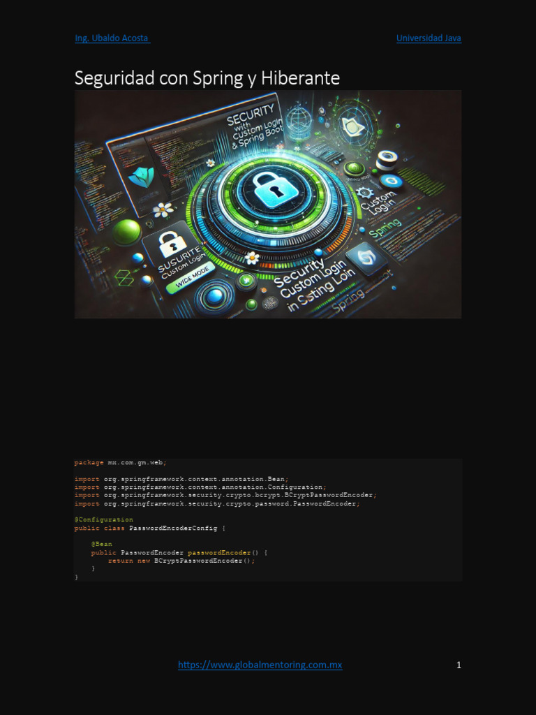 Seguridad en Spring y Hibernate | PDF | Informática | Software