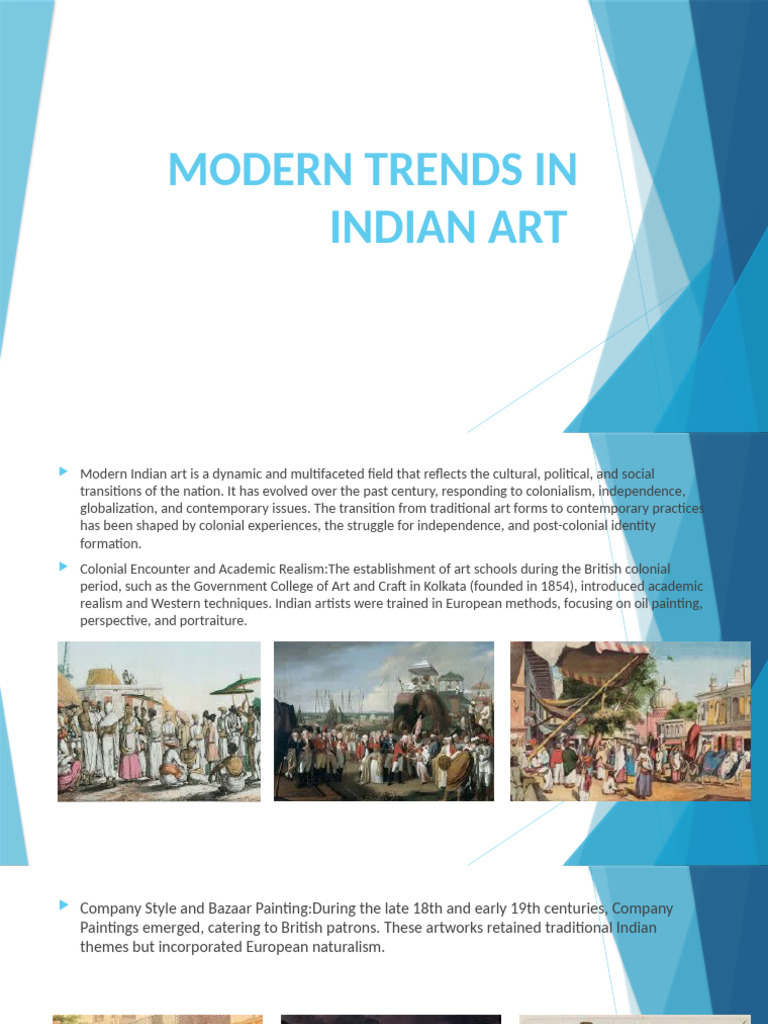 Modern Trends in Indian Art Overview | PDF | Liberal Arts Education ...
