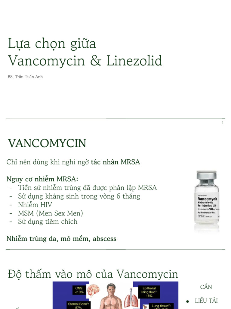 Vancomycin & Linezolid | PDF