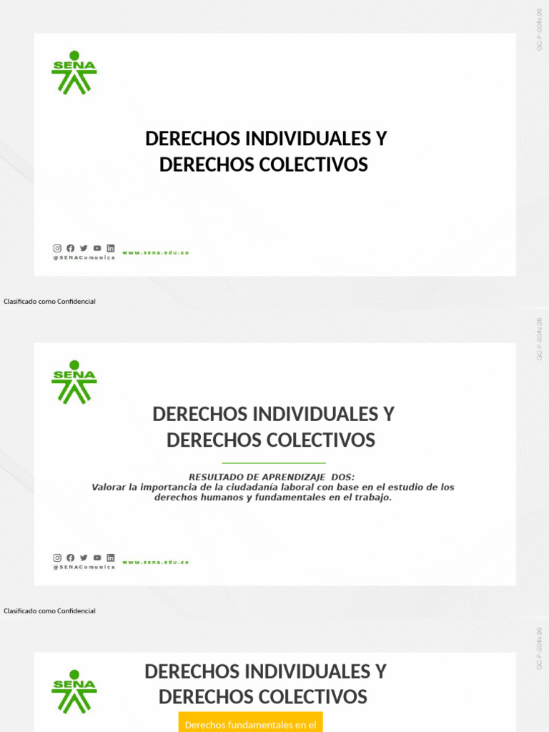 1. Derechos Individuales y Colectivos | PDF | Salario | Derecho laboral