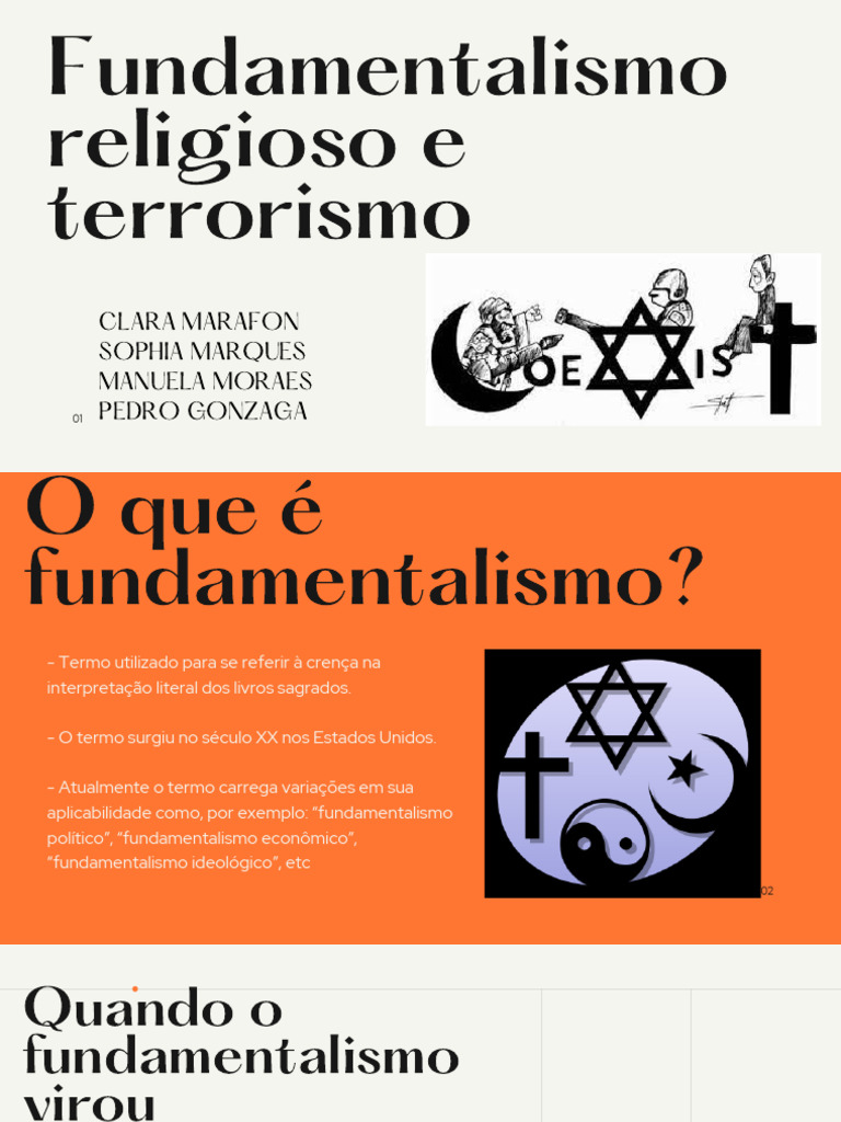 Fundamentalismo Religioso e Seus Impactos | PDF | Fundamentalismo ...