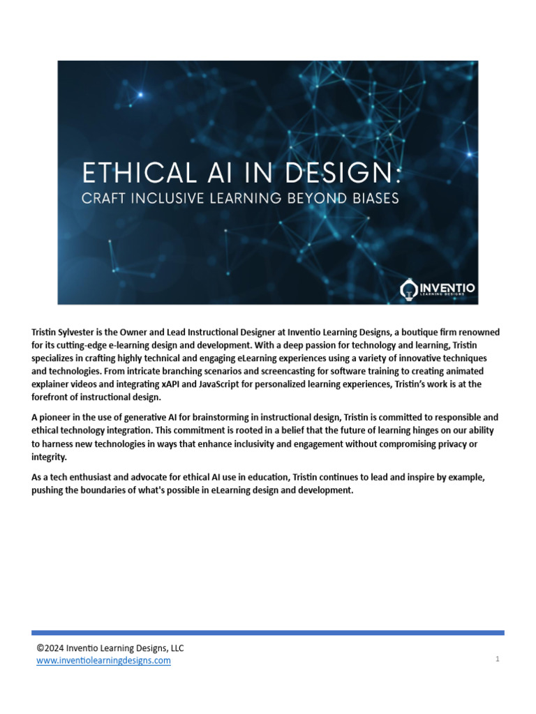 Generative AI Biases in eLearning Design | PDF | Artificial ...