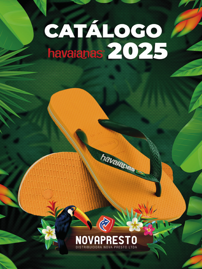 Catálogo Havaianas 2025: Novidades e Modelos | PDF | Arco-íris | Design ...