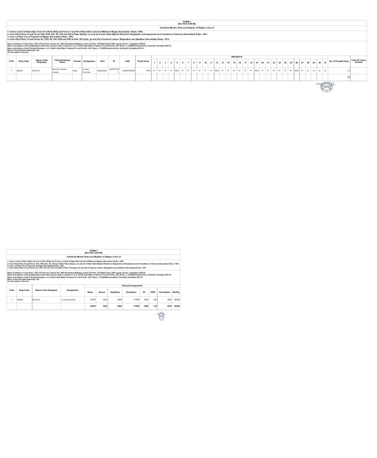 Form T | PDF | Employment | Labour Law