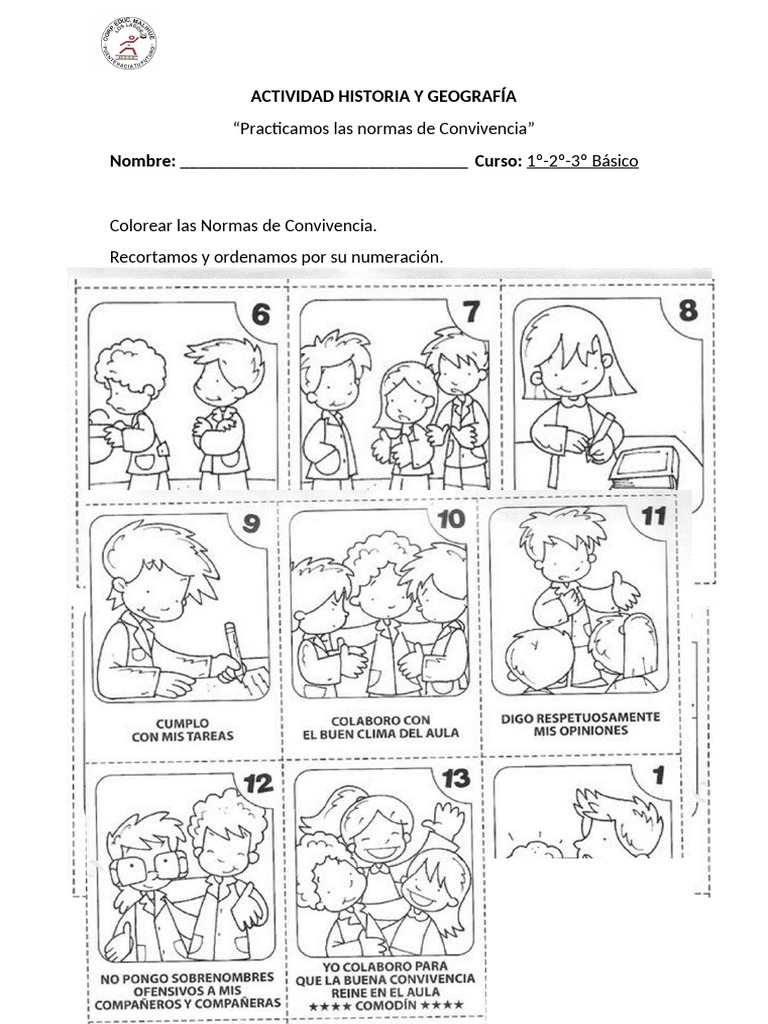 Normas de Convivencia en el Aula | PDF