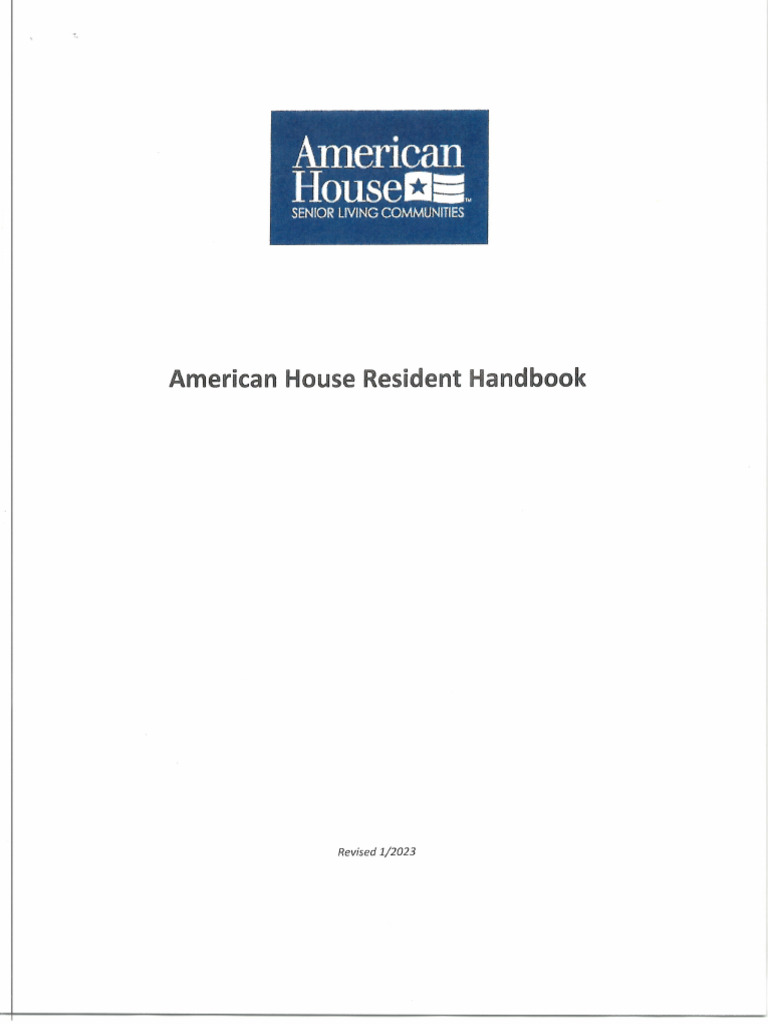 American House Resident Hand Book | PDF