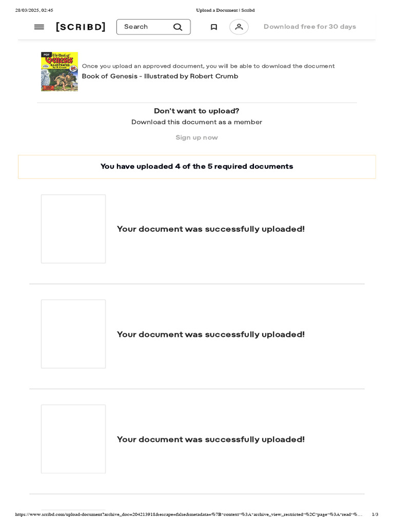 Upload A Document - Scribd | PDF | Scribd | World Wide Web